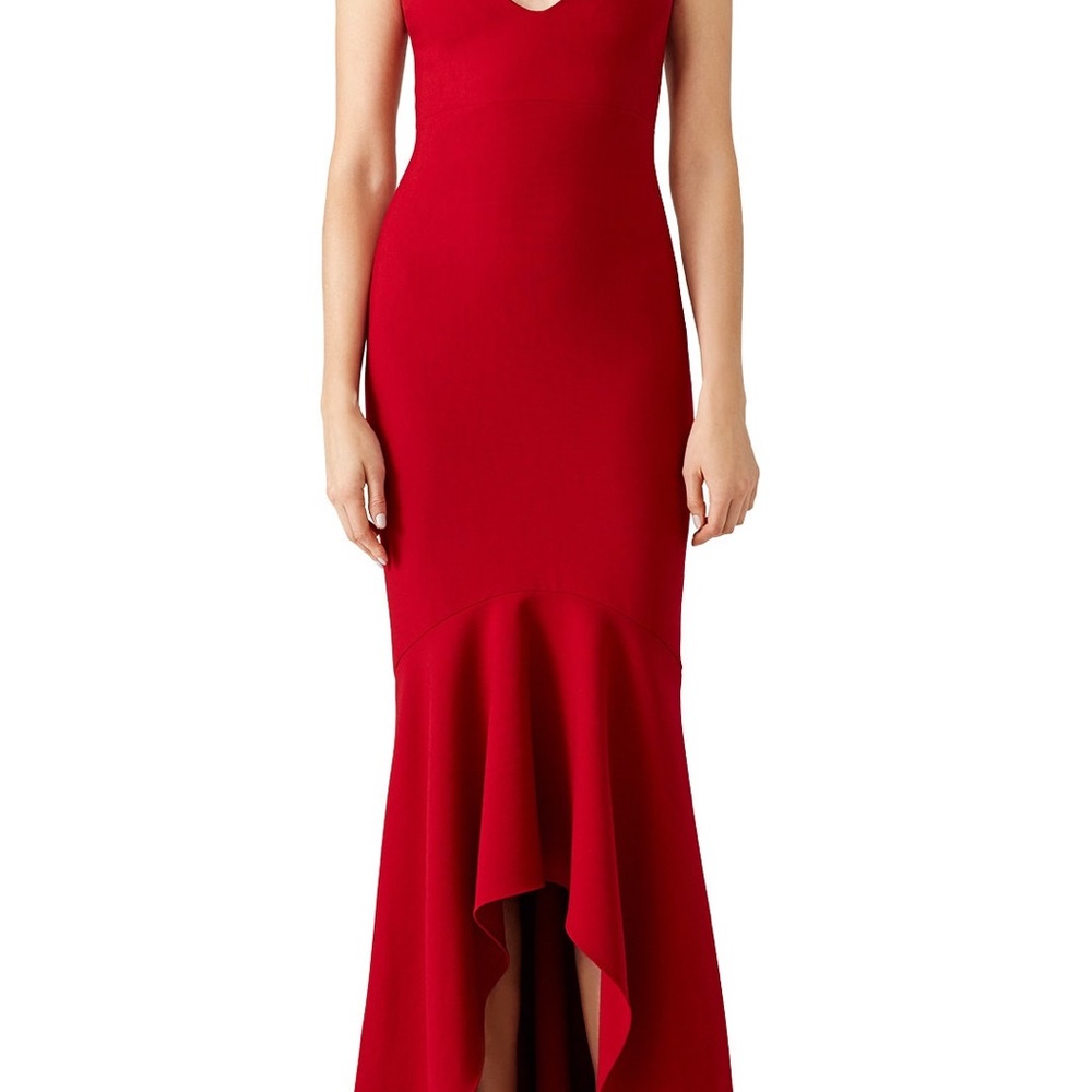 Cinq a Sept Sade Elegant Red Evening Gown
